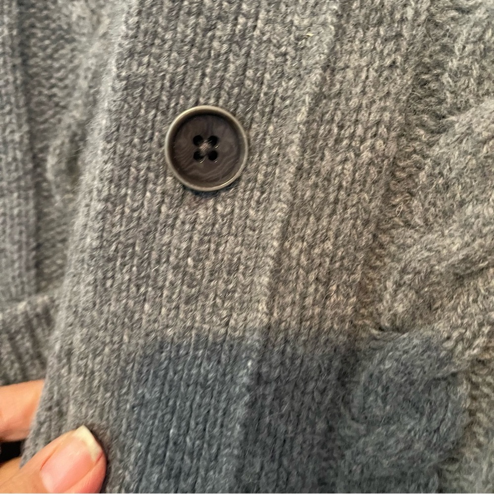 UNTUCKit Cable knit Men’s Button Down Cardigan Sweater, XL, UGC - Picture 6 of 11